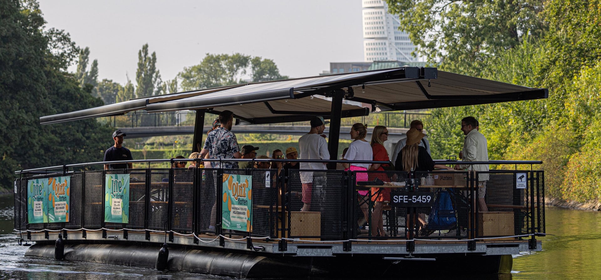 Maritim Charter Boat in Malmö Canal